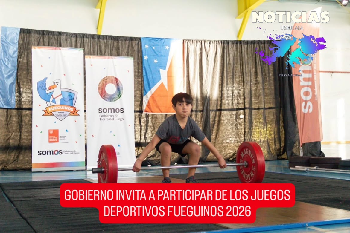 GOBIERNO INVITA A PARTICIPAR DE LOS JUEGOS DEPORTIVOS FUEGUINOS 2026