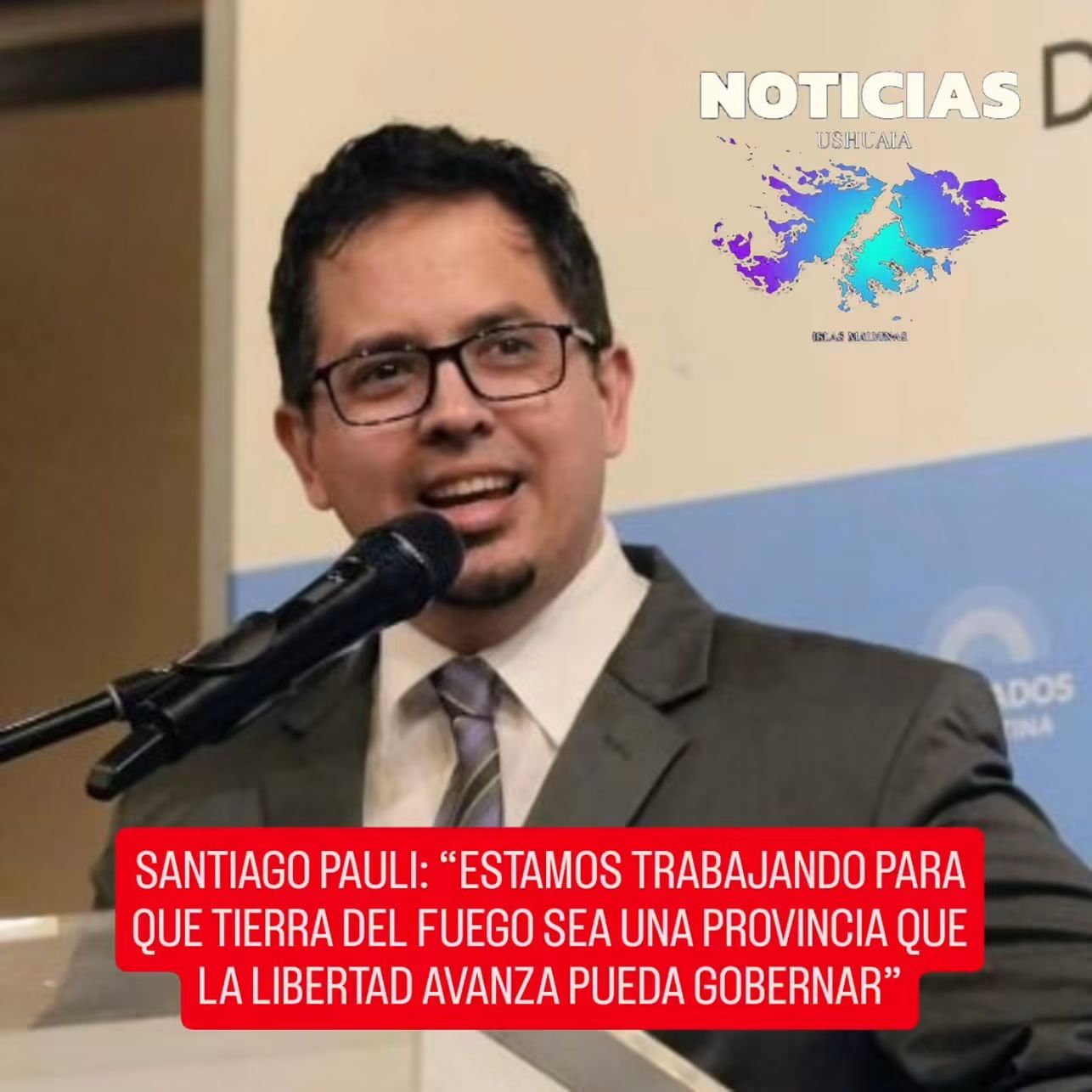 Santiago Pauli afirmó que La Libertad Avanza trabaja para disputar la Gobernación y las intendencias de Tierra del Fuego