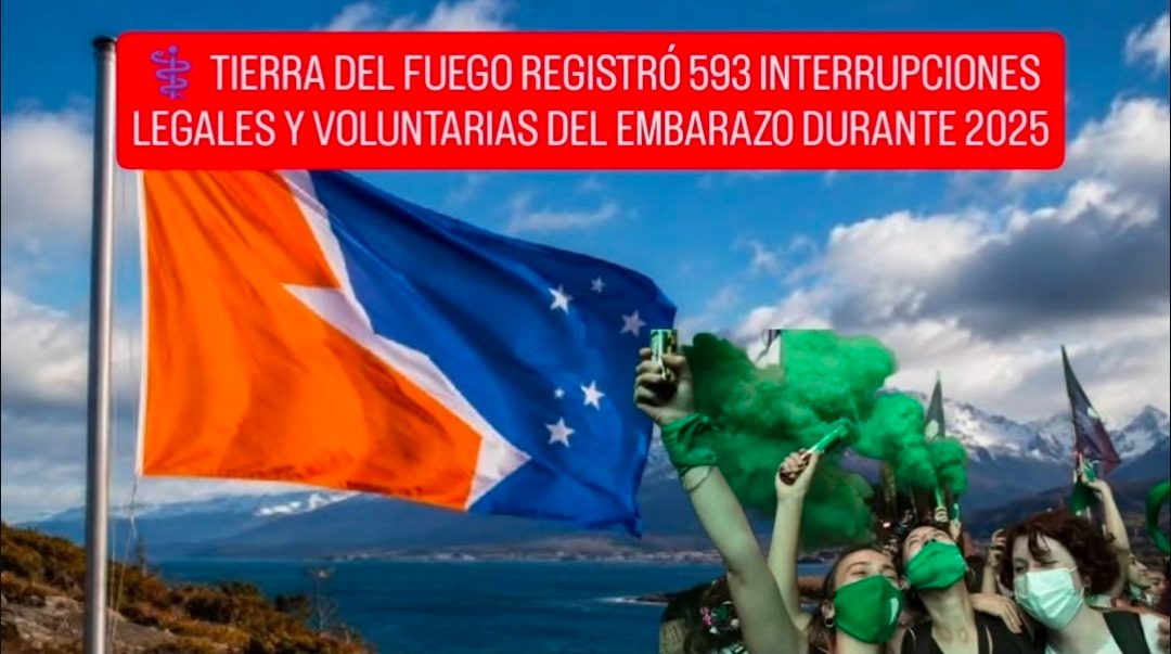 ⚕️ TIERRA DEL FUEGO REGISTRÓ 593 INTERRUPCIONES LEGALES Y VOLUNTARIAS DEL EMBARAZO DURANTE 2025
