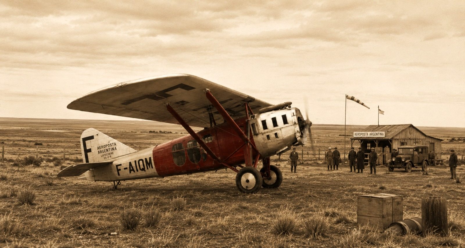 Luís Soler revive la historia de la Aeroposta en Río Grande con el estreno de un documental generado por IA
