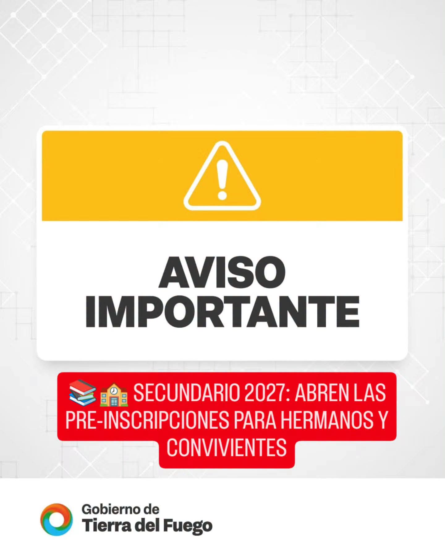 🏫 SECUNDARIO 2027: ABREN LAS PRE-INSCRIPCIONES PARA HERMANOS Y CONVIVIENTES