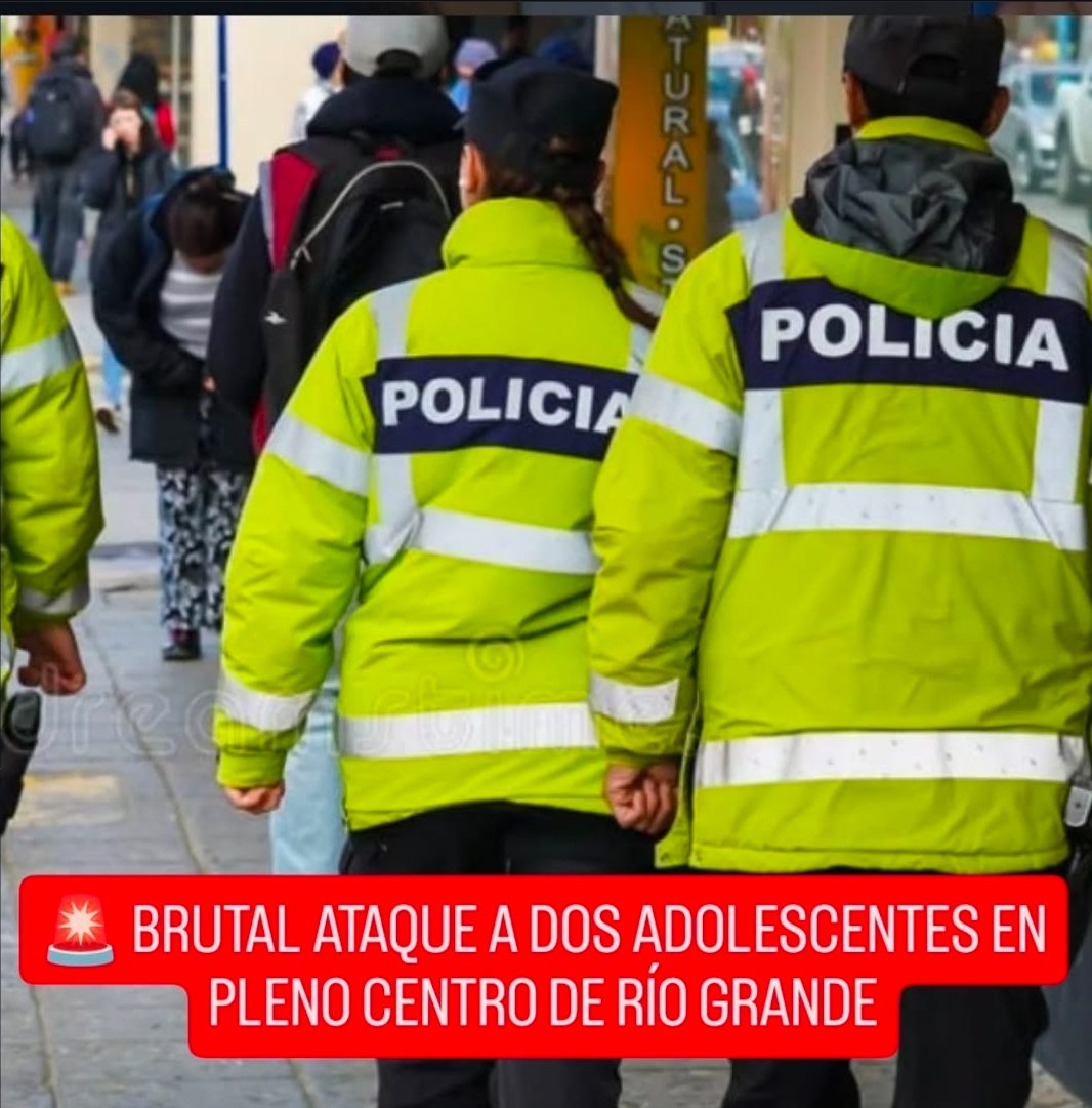  BRUTAL ATAQUE A DOS ADOLESCENTES EN PLENO CENTRO DE RÍO GRANDE