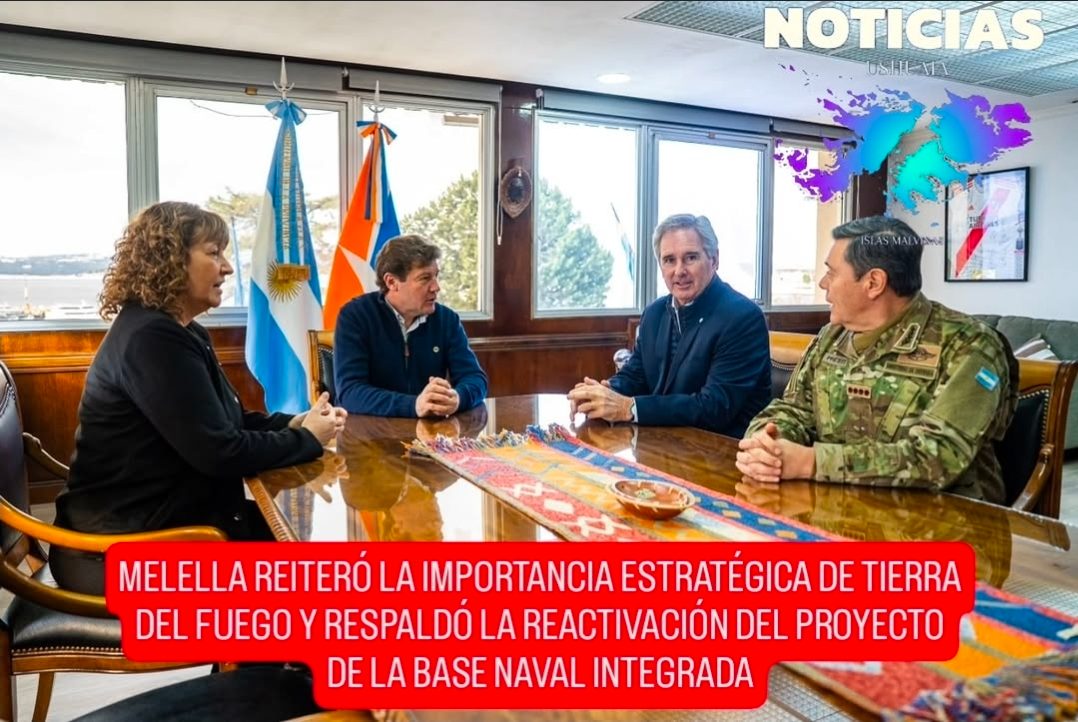 MELELLA RECIBIÓ AL MINISTRO DE DEFENSA PETRI Y AL CANCILLER QUIRNO