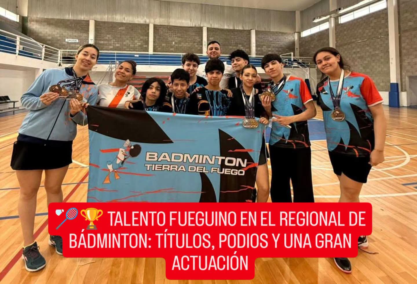 🏸🏆 TALENTO FUEGUINO EN EL REGIONAL DE BÁDMINTON: TÍTULOS, PODIOS Y UNA GRAN ACTUACIÓN