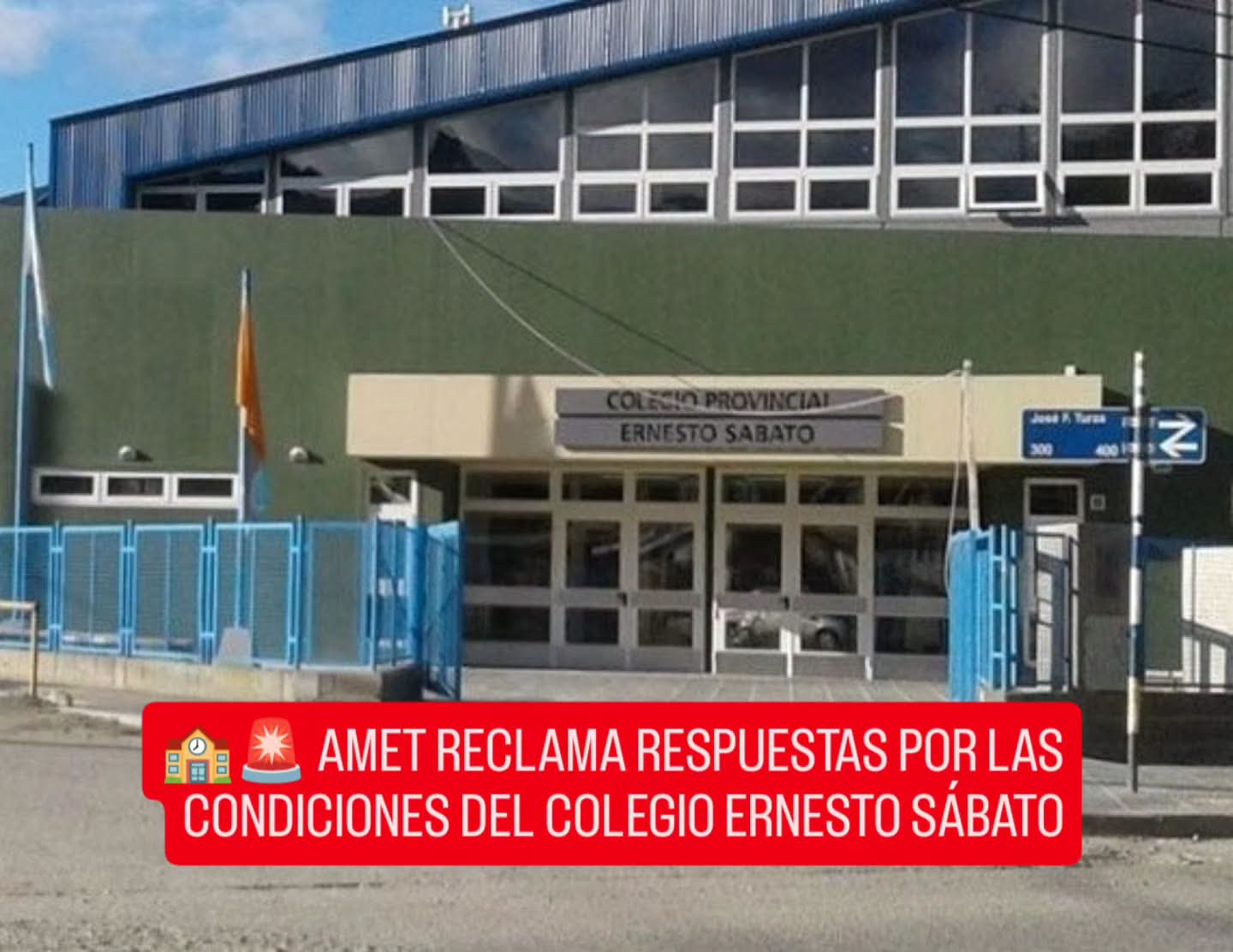 🏫🚨 AMET RECLAMA RESPUESTAS POR LAS CONDICIONES DEL COLEGIO ERNESTO SÁBATO
