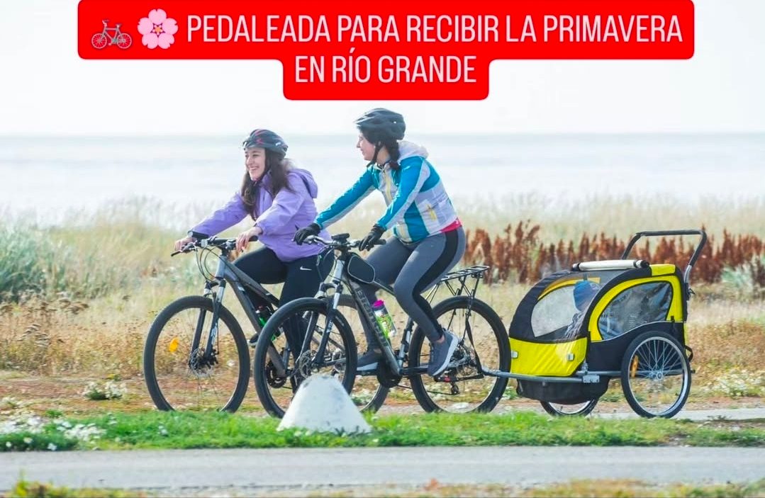 🚲🌸 PEDALEADA PARA RECIBIR LA PRIMAVERA EN RÍO GRANDE