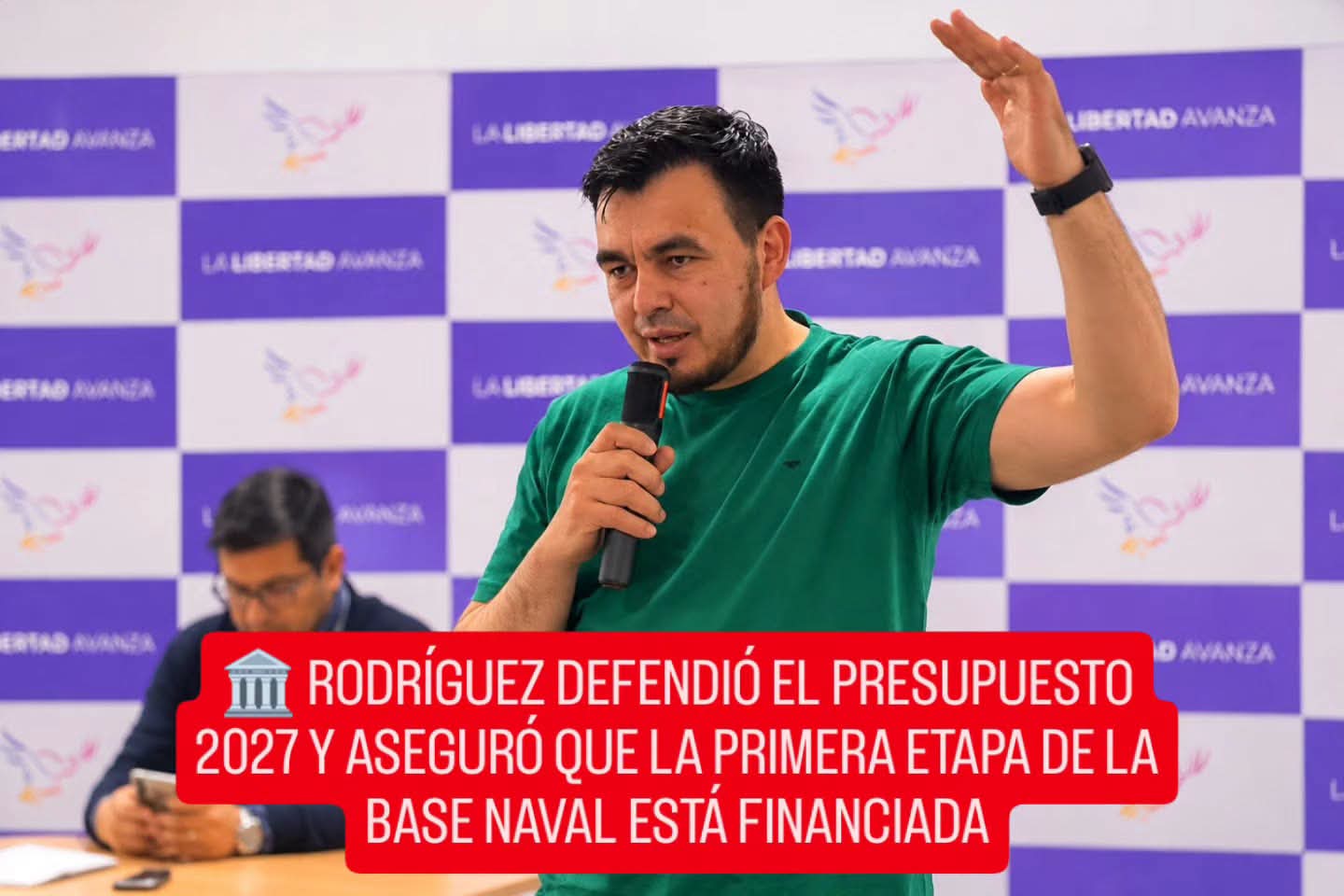 🏛️ RODRÍGUEZ DEFENDIÓ EL PRESUPUESTO 2027 Y ASEGURÓ QUE LA PRIMERA ETAPA DE LA BASE NAVAL ESTÁ FINANCIADA